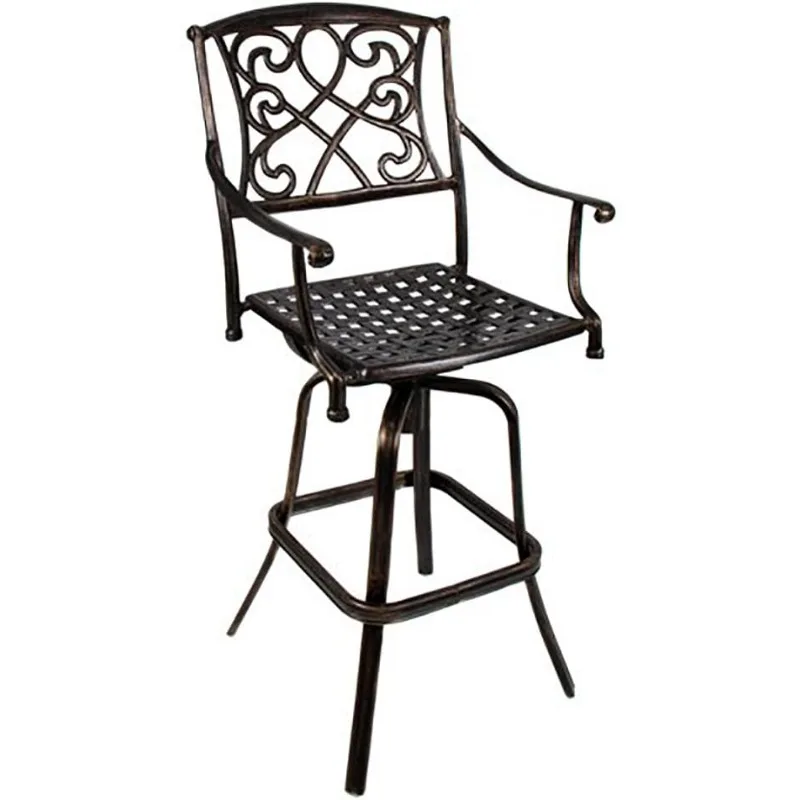 

Барные стулья с Сантой Марии Кристофера рыцаря, набор из 2 предметов, бронза