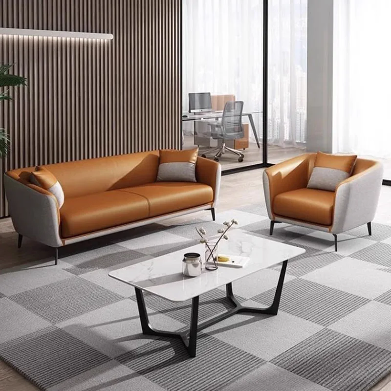 Recliner Office Sofas Sectional Lazy Leather Nordic Modular European Accent Office Sofas Sleeper Bureau Meuble Furniture