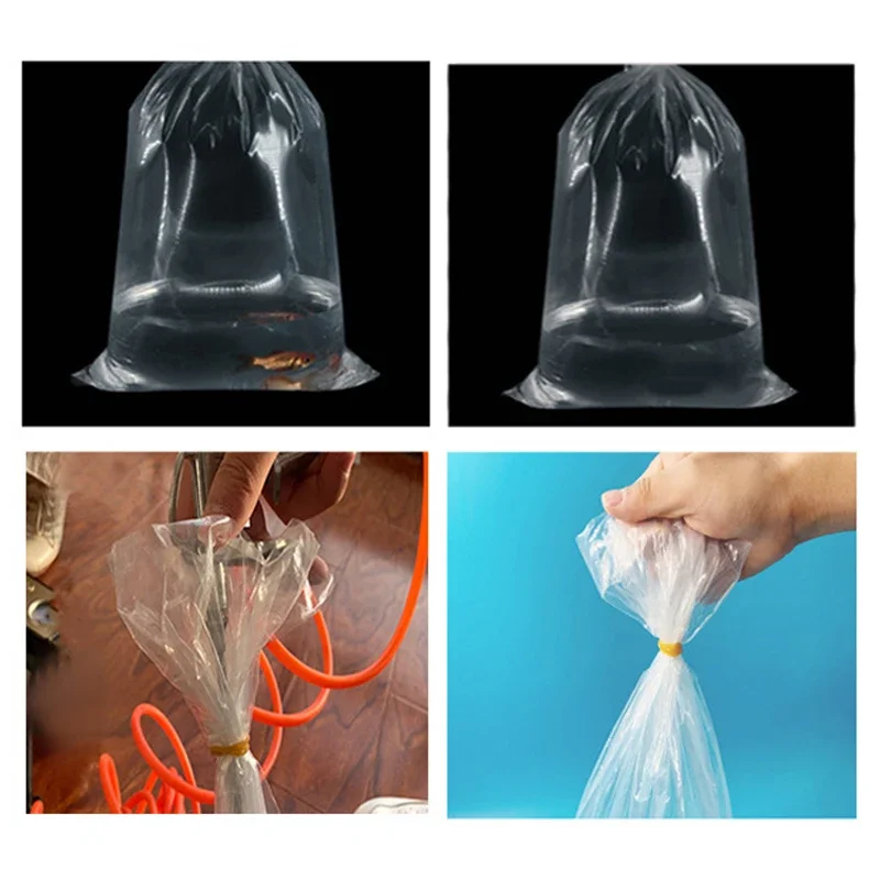 Aquarium Breathing Bags Live Fish Transport Packing Bag Fish Shrimp Aquarium Delivery Inflatable Bag 50 Pcs