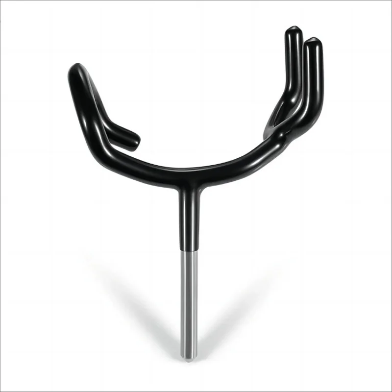 Microphone boom rod fishing rod bracket fixed seat C-type lamp holder cross arm stainless steel adapter clamp