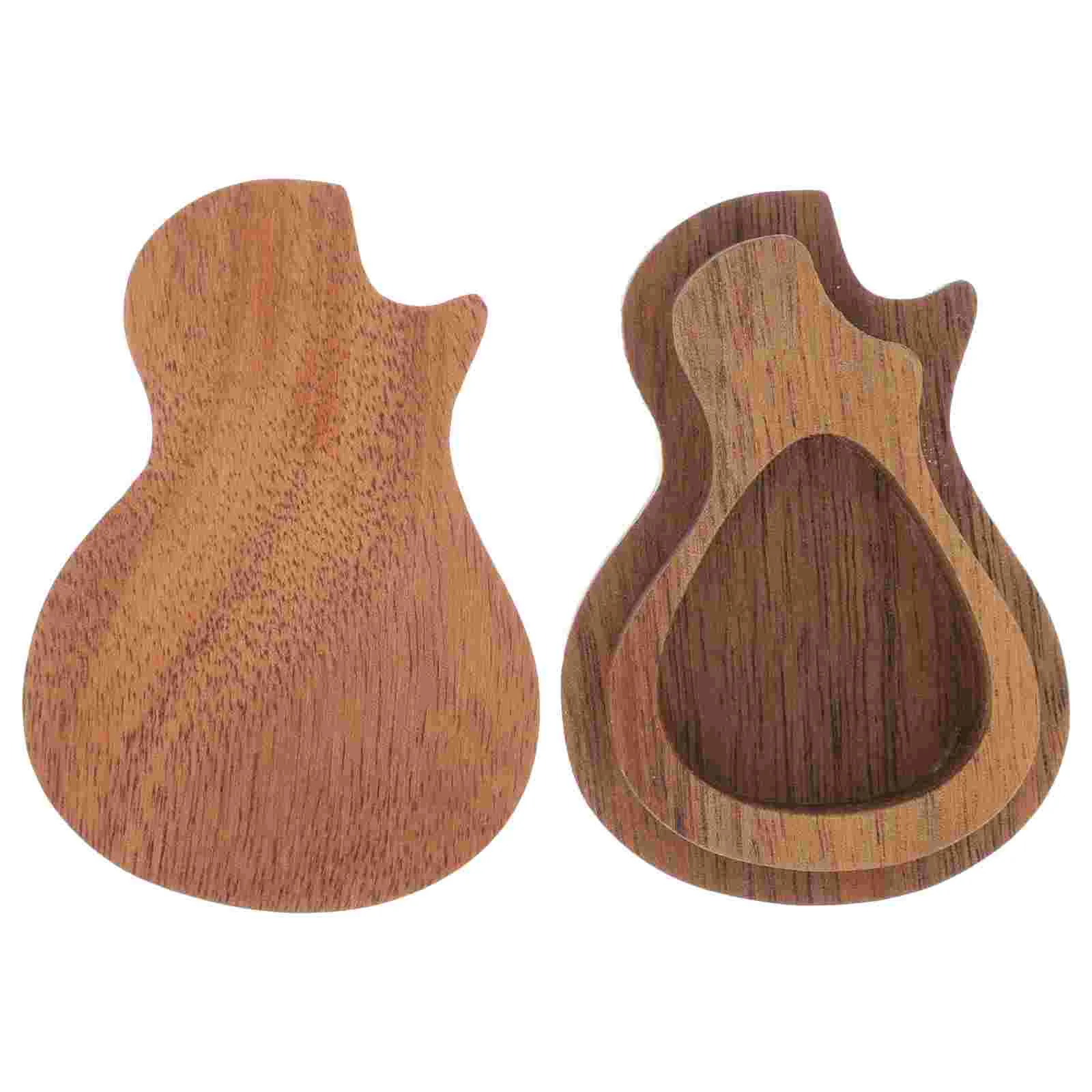 

Pick Storage Box Container Case Guitar Cases Organizer Bass Holder Parts Wooden