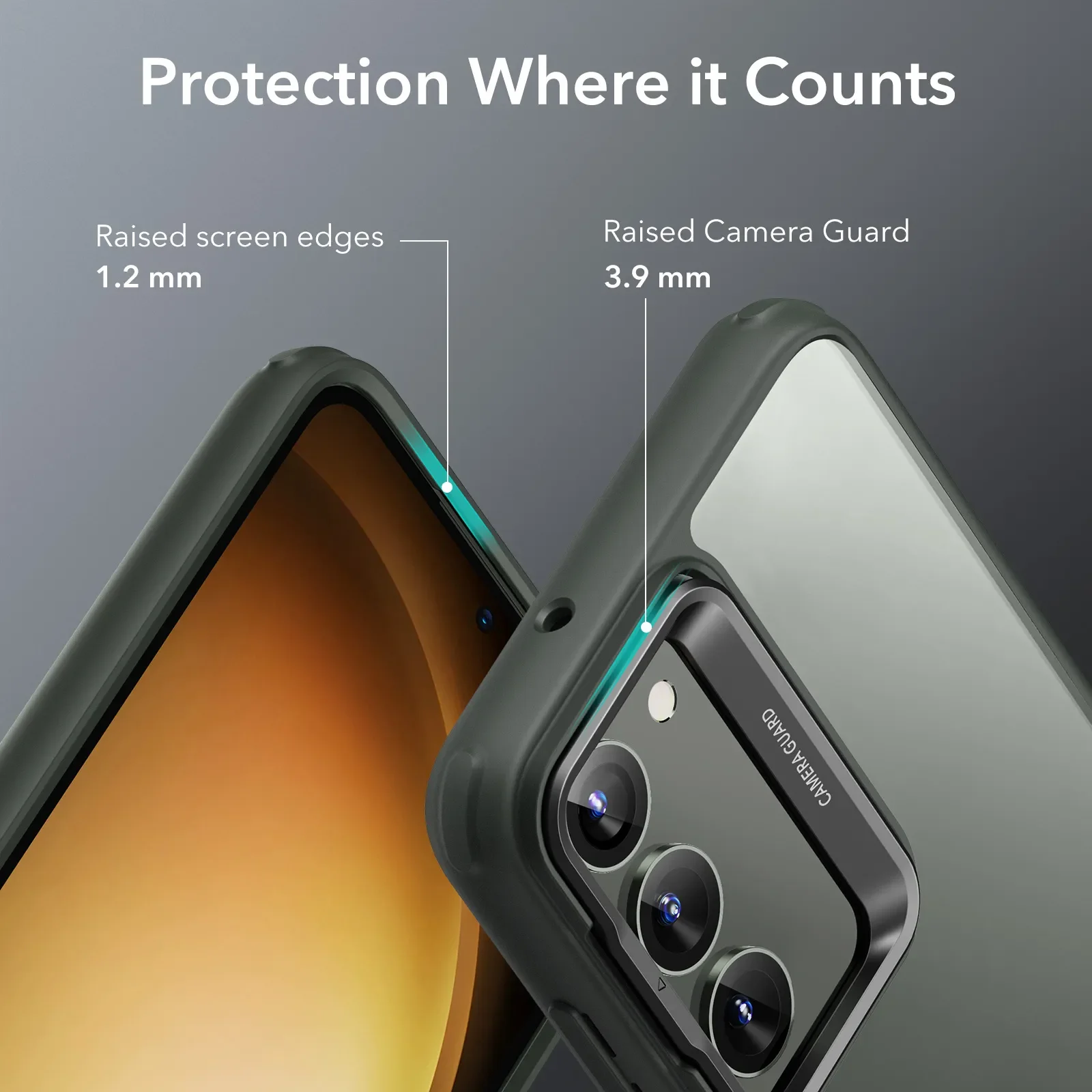 ESR Case for Samsung Galaxy S23 Case for Samsung S23 Ultra Classic Hybrid Case With Camera Guard Kickstand for S23 Plus Cover
