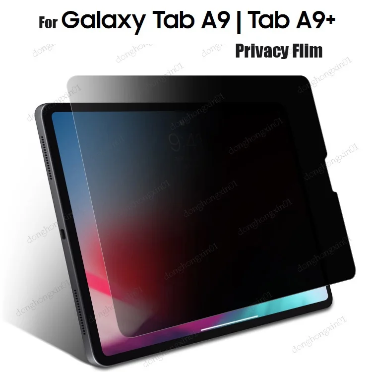 Protetor de Tela de Privacidade Anti-peeping Anti-spy Anti-spy Samsung Galaxy Tab a9 a9 Plus Sm-x110 8.7 11 10.5