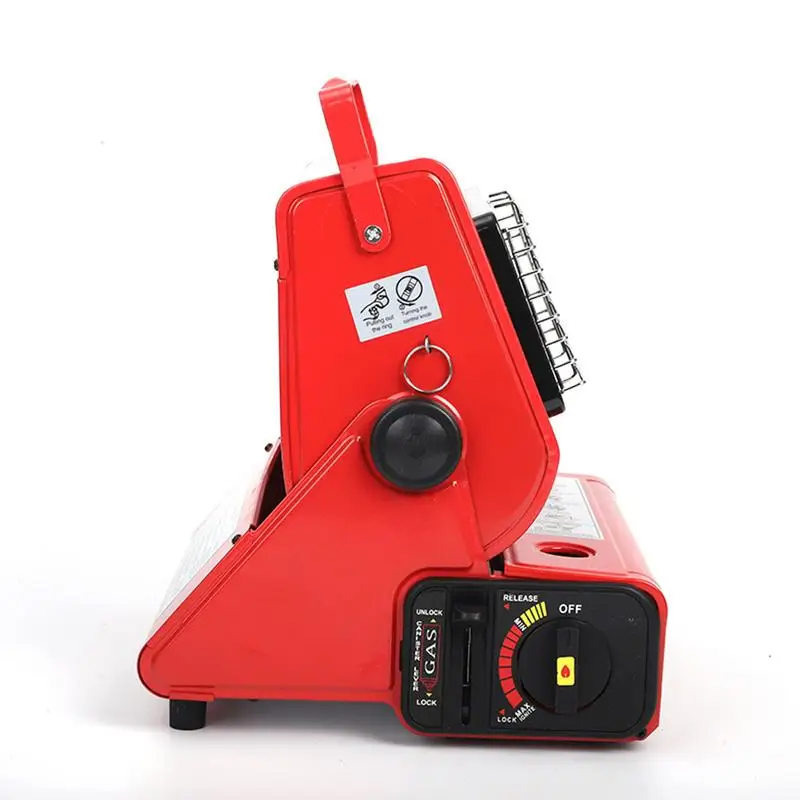 Mini Stufa Da Campeggio A Gas - In Acciaio Inox, Portatile Con Copertura E Manico, Per Esterno - Foto 14