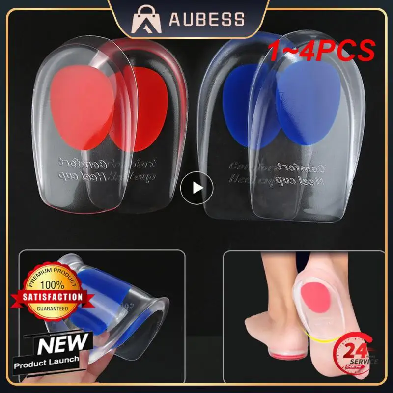 

Мягкие силиконовые гелевые стельки для пяток, 1-4 шт.