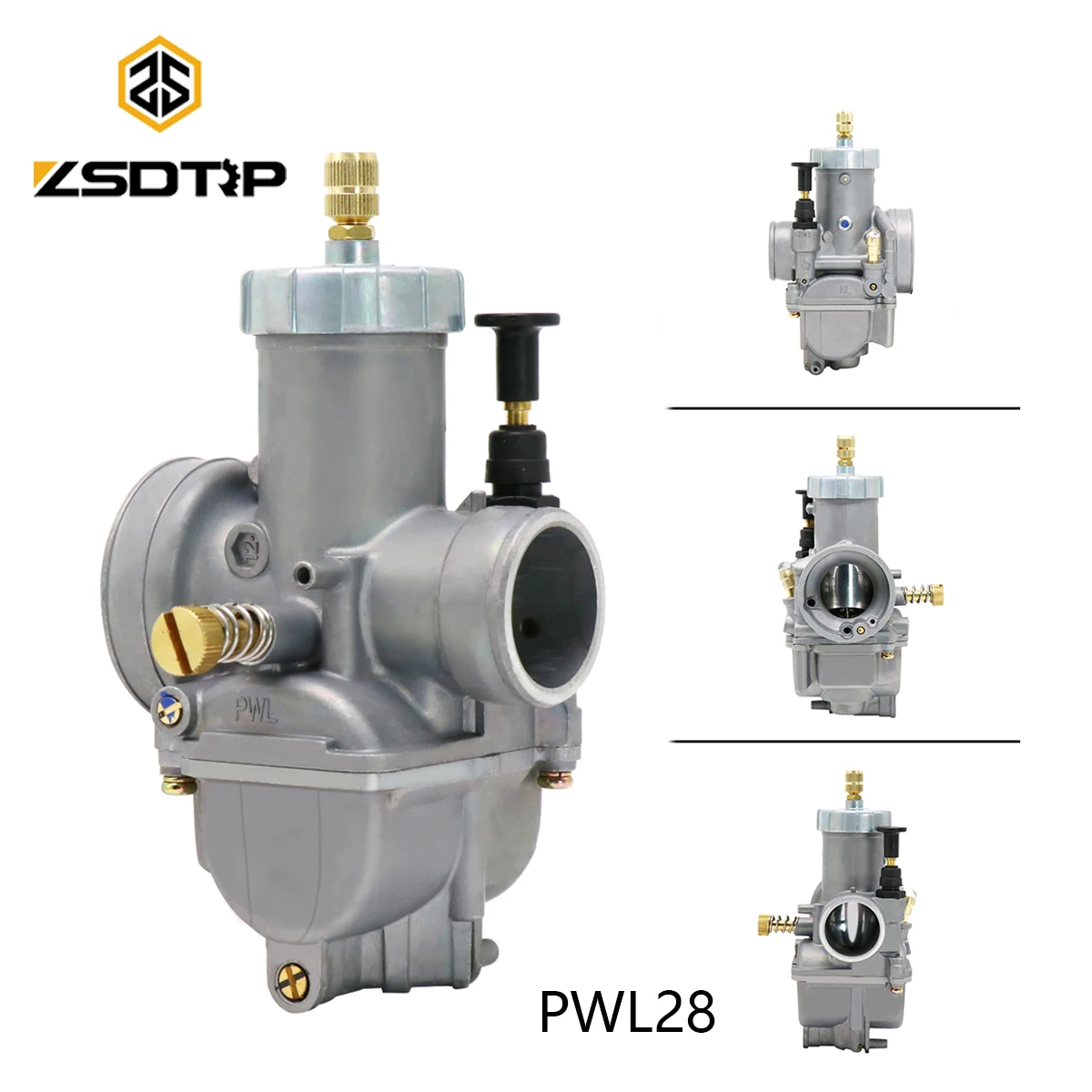 

ZSDTRP 28mm Motorcycle PWL28 15004-0022 Keihi PWL Carburetor For KAWASAKI KR150 GY6 Apollo 200 Carburetor For Dirt Pit Bike