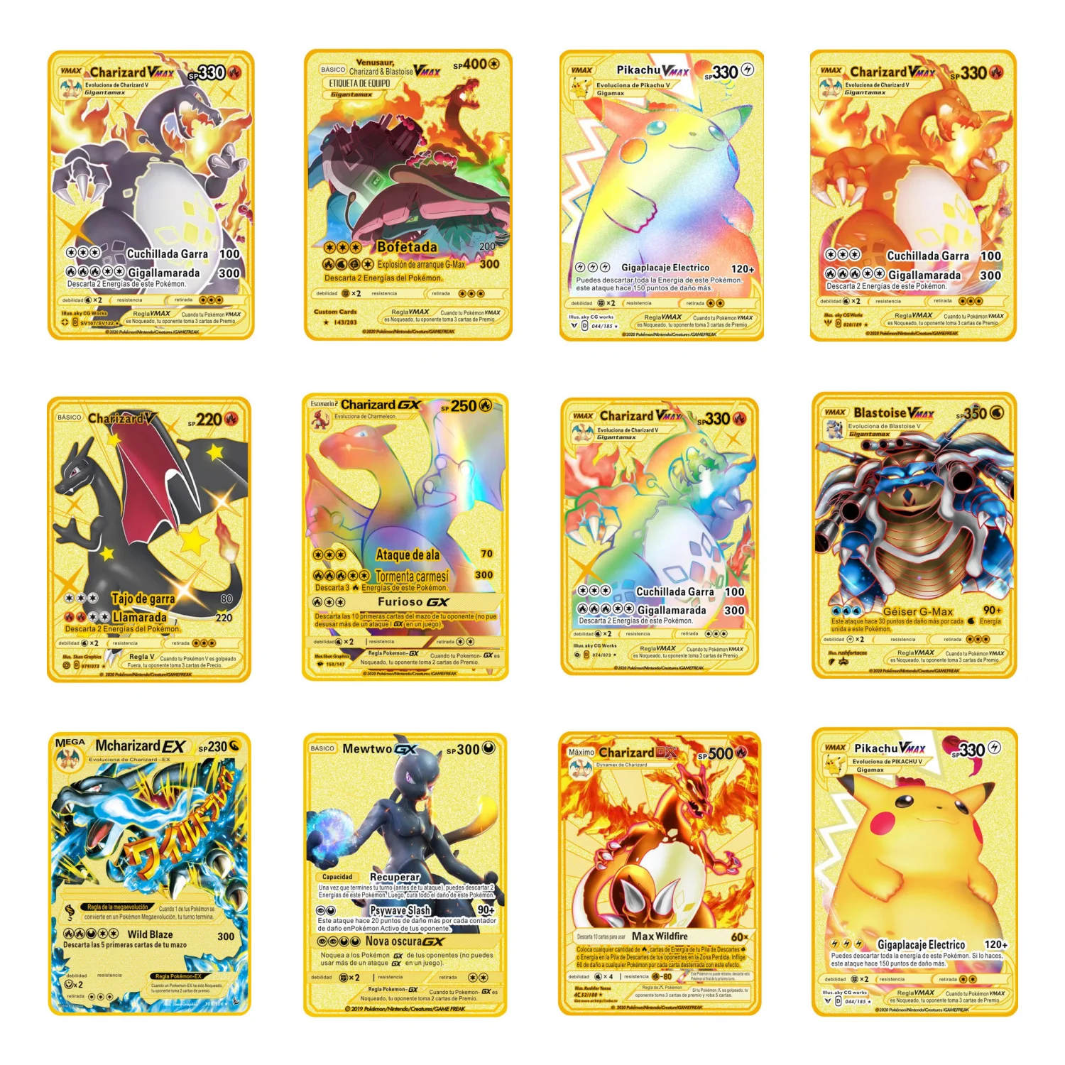 Pikachu V-MAX Pv 310 044/185 - Carte Ultra Rare Full Art - Épée et