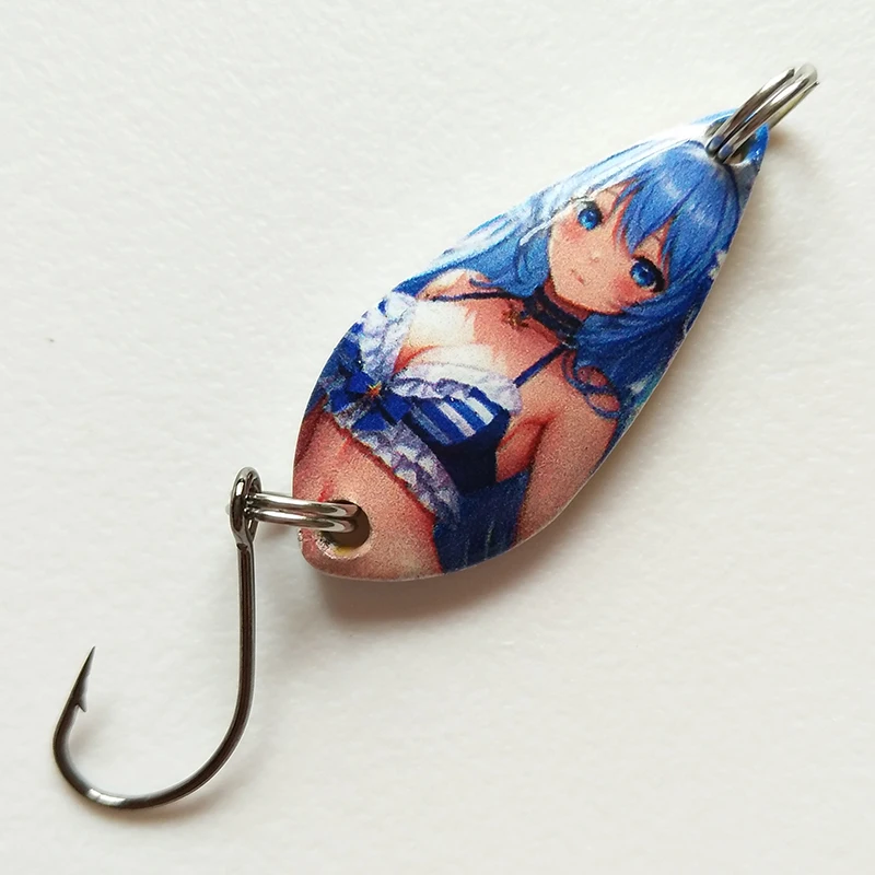 Lunker 1 Stück Löffel-Meeresköder für Mädchen, Tiny Stream Angelköder, Hartköder, UV, 1,5g 2,5g 3,5g 5g, Bestseller