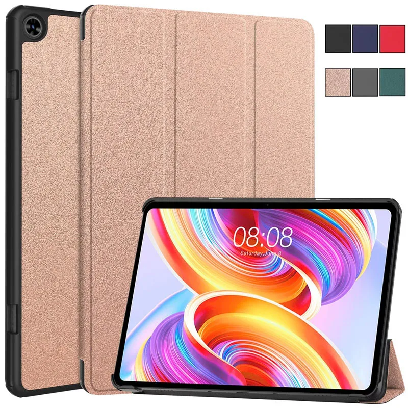 

for Teclast T50 Tablet Cases Fabric Texture PU Flip Sleeve Shockproof Cover Foldable Stand Holder Protective Shell