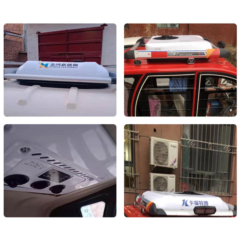 12/24V Truck Overhead Car Air Conditioner Heating Cooling Top-Mounted Parking Air Conditioner Integrated Machine for Vehicles air conditioner