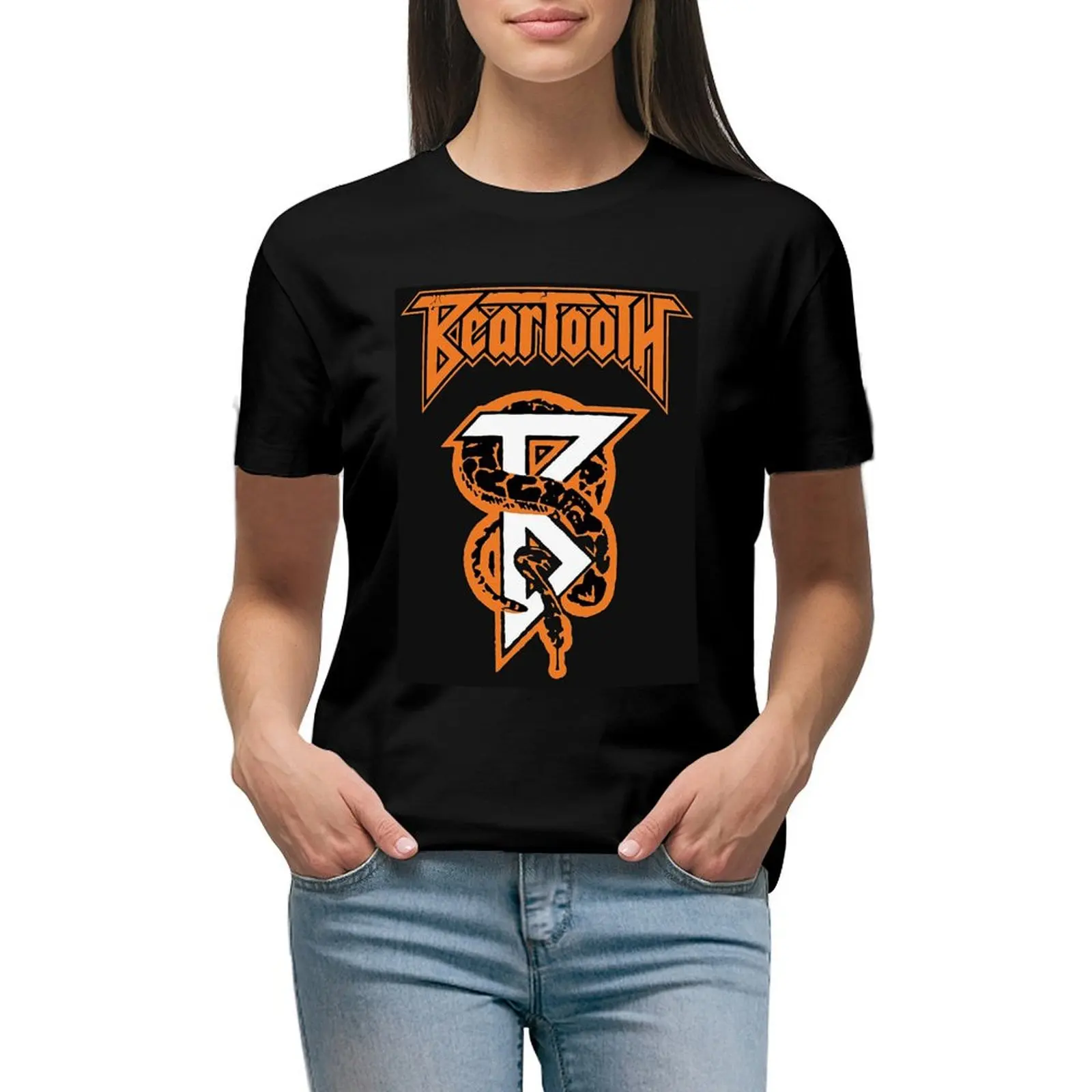 

beartooth T-shirt lady clothes korean fashion tops Women