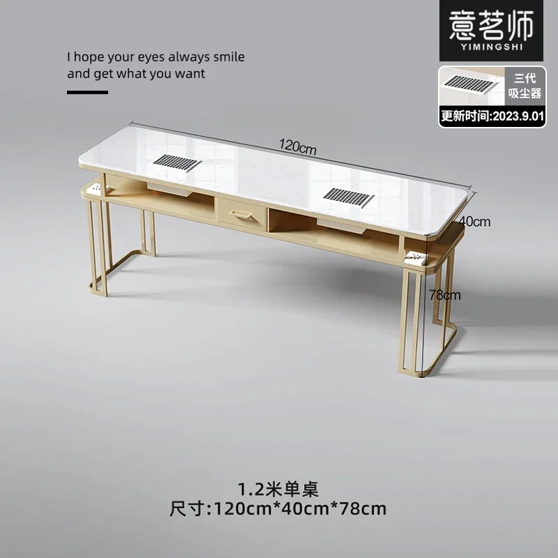 

Manicure Table Salon Furniture for Beauty Salon Hair Portable Nail Decoration Trend 2024 Tables Professional Mesa Nails Designer