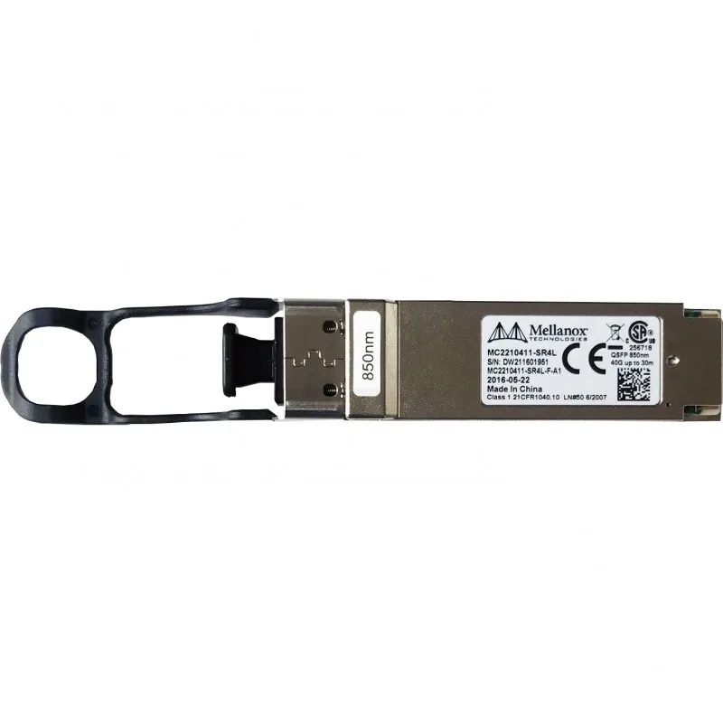 Mellanox Qsfp 40g Switch/MC2210411-SR4/40GBASE/MC2210411-SR4L/QSFP 850nm 100M DOM MTP/MPO MMF mellanox QSFP 40g transceiver