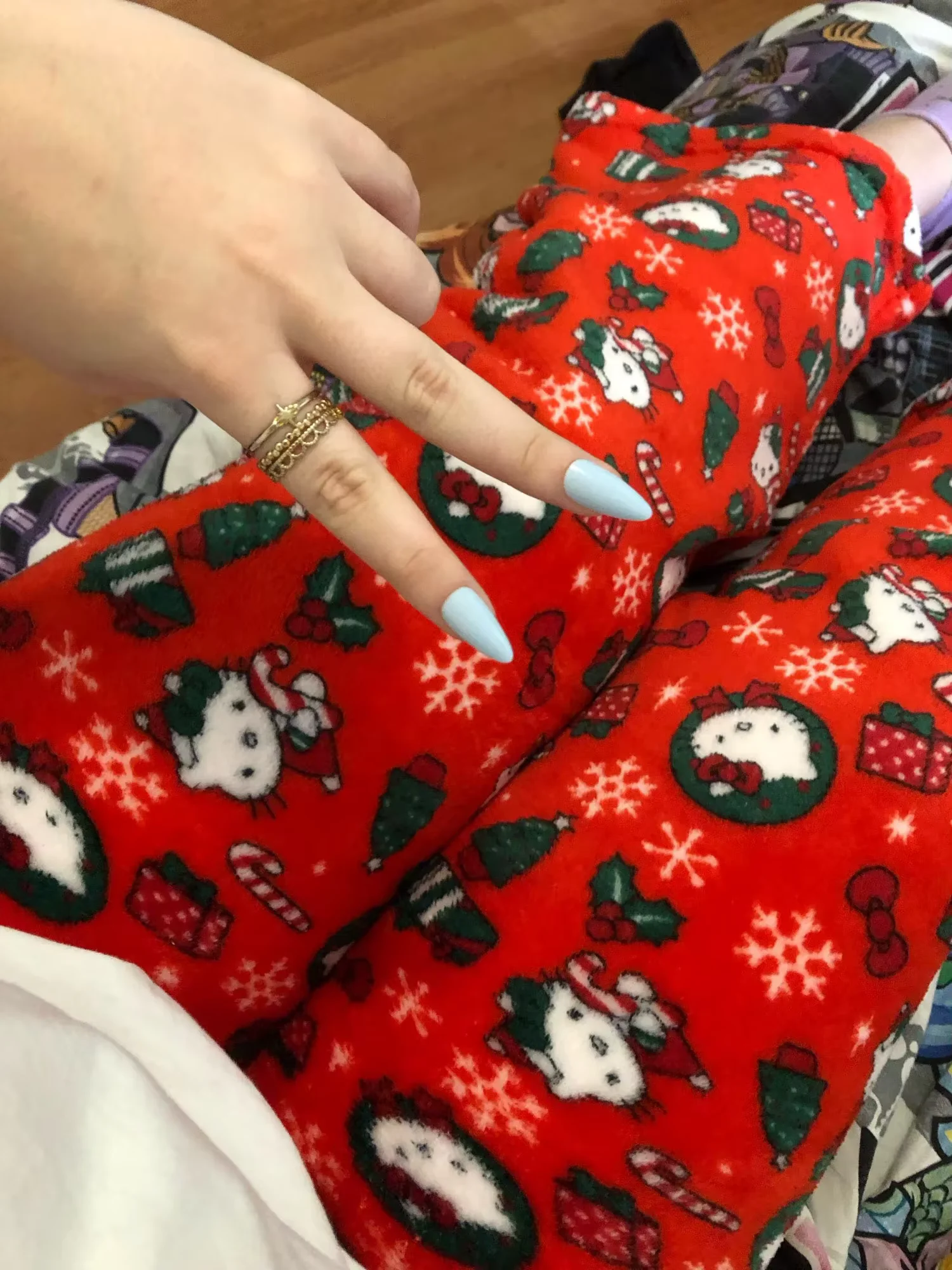 Pantalon de pyjama de Noël Hello Kitty pour femmes, Anime At, Cartoon Couple, Loungewear, Loisirs, Maison, Fjj