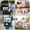 Large Clothes Storage Bags with Lids Clear Moving Bags Heavy Duty Moving Totes Packing Bags with Zips for Moving Clothes 3