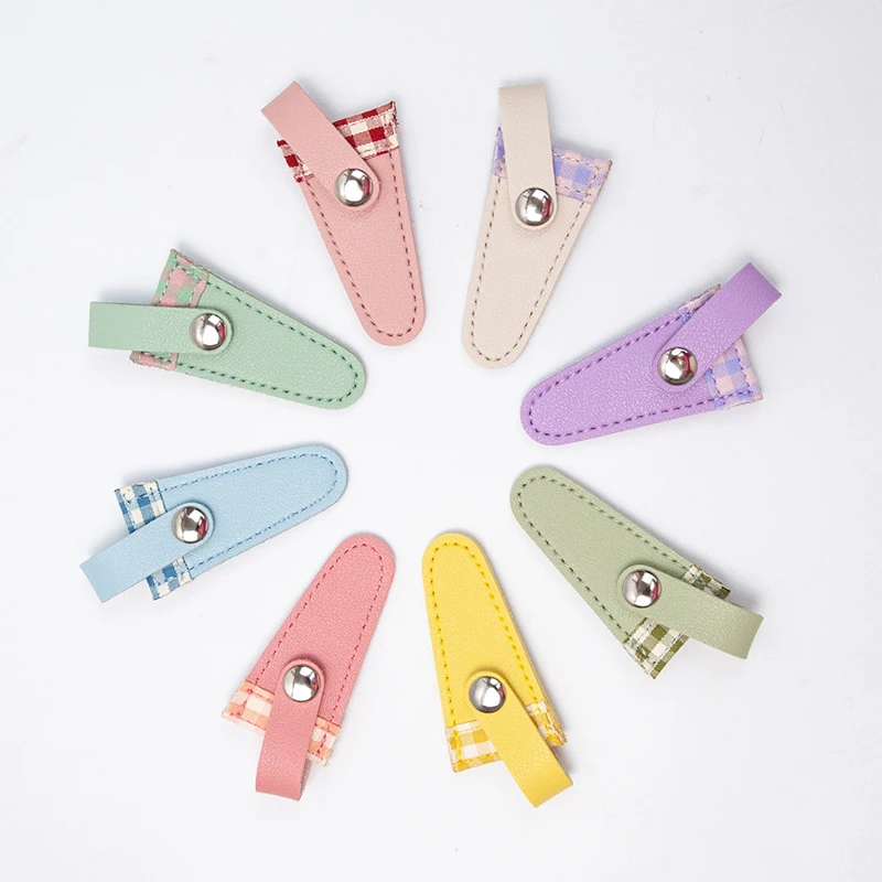 Scissors Protective Cover Colorful Lattice For Embroidery Scissors