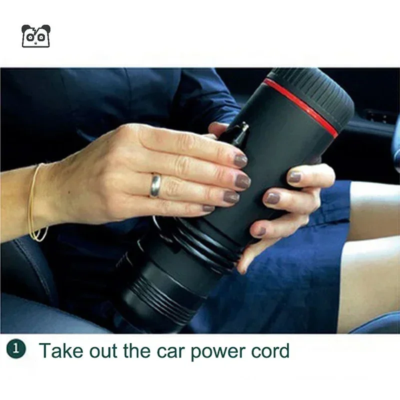 Portable Mini Espresso Machine, 12V/24V Car Coffee Maker with Self-Heating,  Compatible For NS Pods & Ground Coffee 4