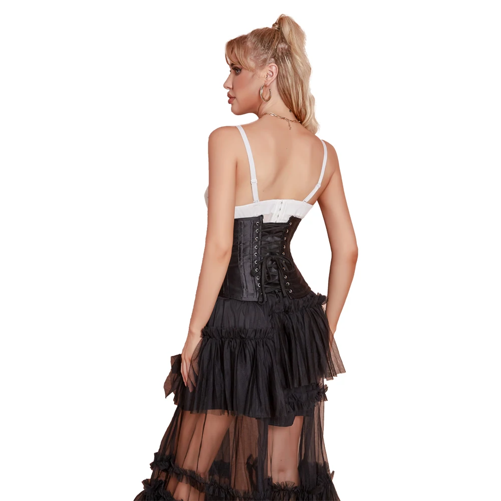 Waist Corset Steampunk Short Torso Underbust Hourglass Curve Waist Trainer Shaper