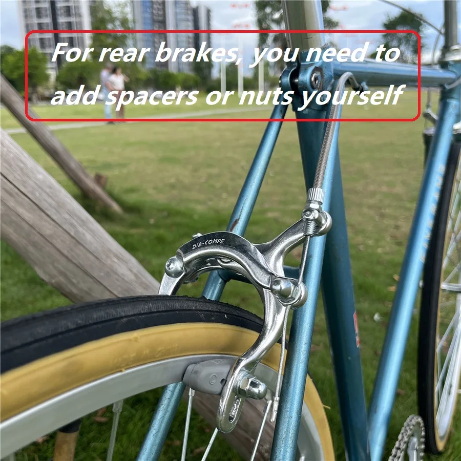 DIA-COMPE C pinza de freno bicicleta de carretera BYA412 bicicleta plegable  Retro bicicleta de ciudad doble pivote pinza freno 61-79mm aleación de  aluminio - AliExpress, image size:900x900