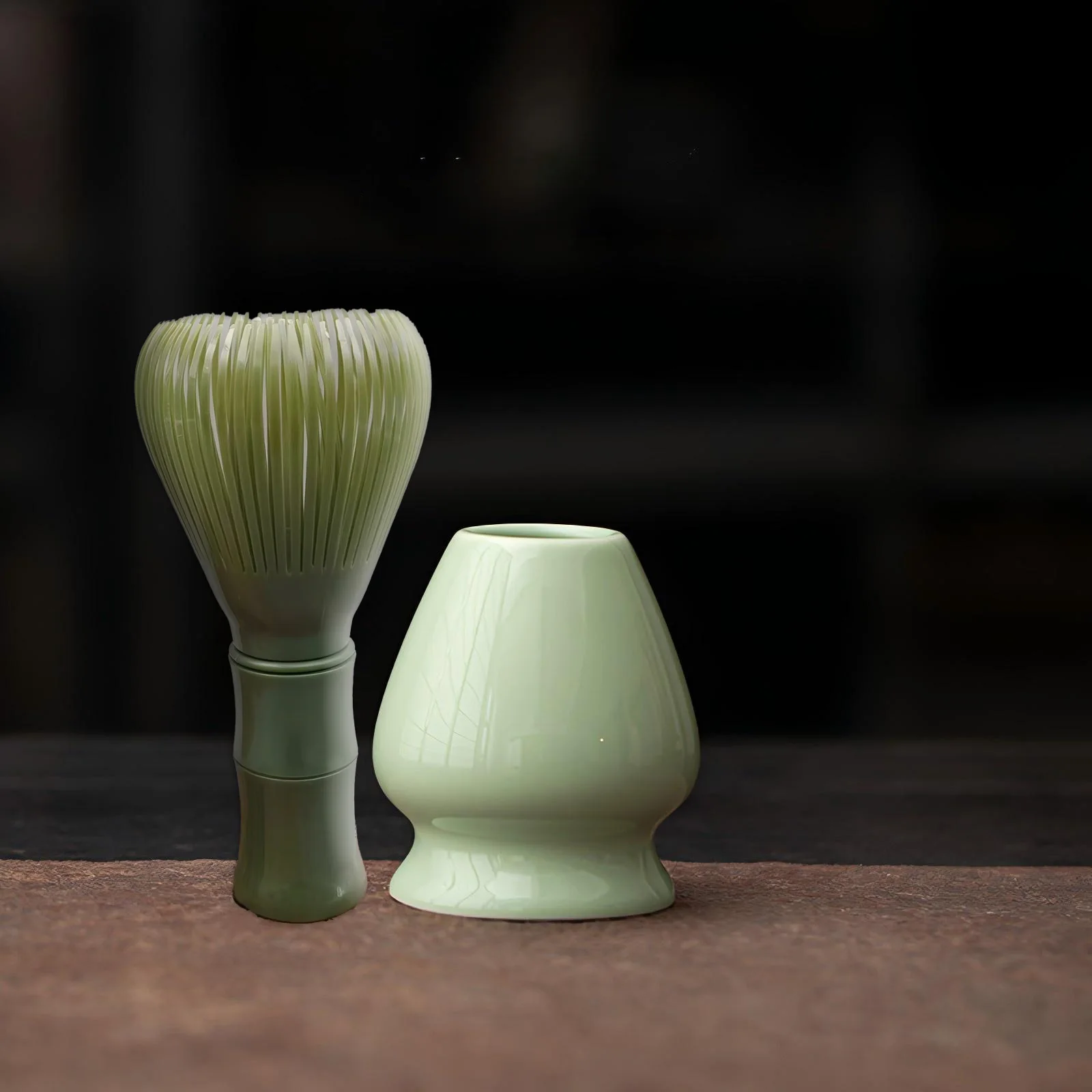Matcha Green Tea Powder Whisk Set - مجموعة خفقت مس...
