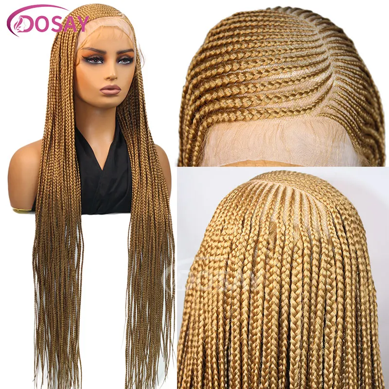 フルレースフロントブレードウィッグ,合成サイドパーツ,結び目の