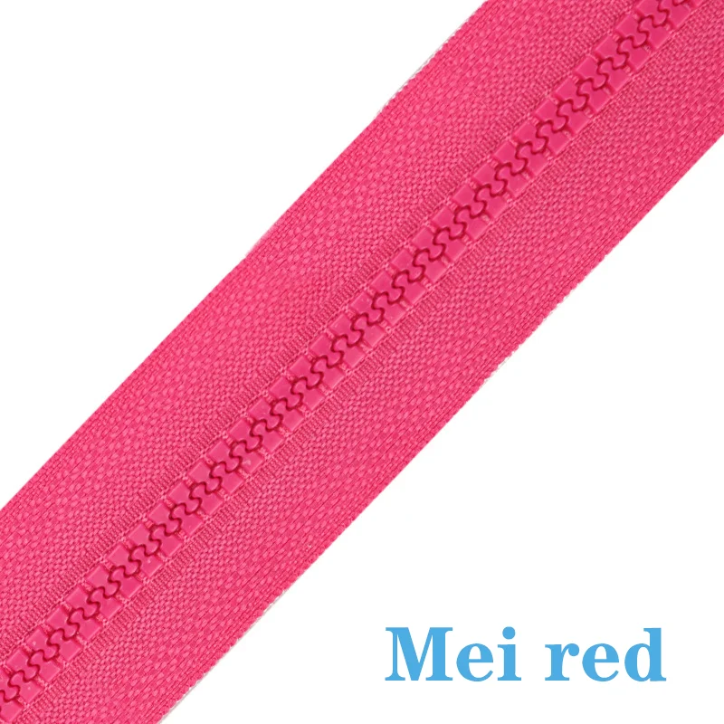 Versatile Resin Zipper – 24 Vibrant Colors, Multiple Lengths, Open Tail Design