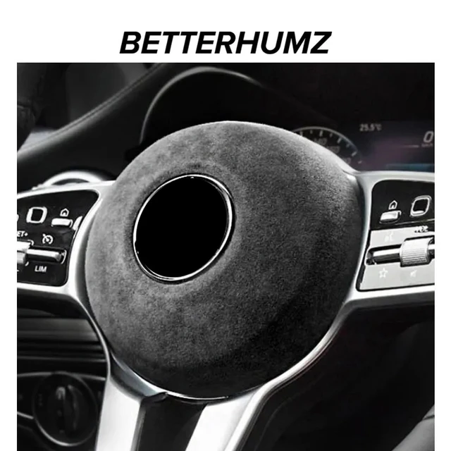 Alcantara Warp Car Steering Wheel Cover For Mercedes Benz GLK GLE