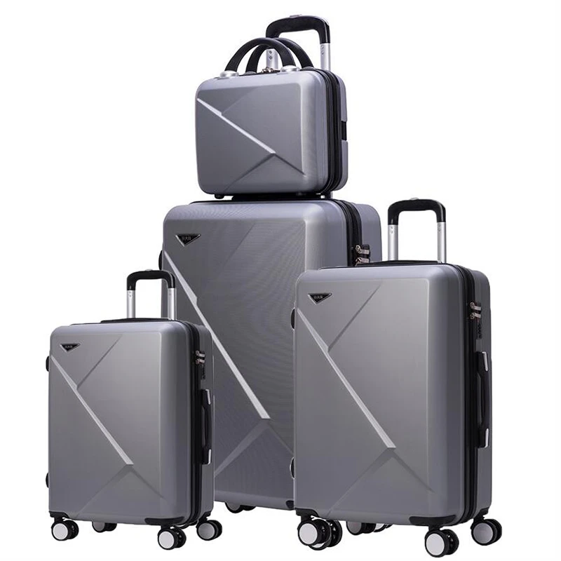 Reizen Tale Spinner Abs Reizen Koffer Trolley Bagage Sets 3Pcs Gratis sets| - AliExpress