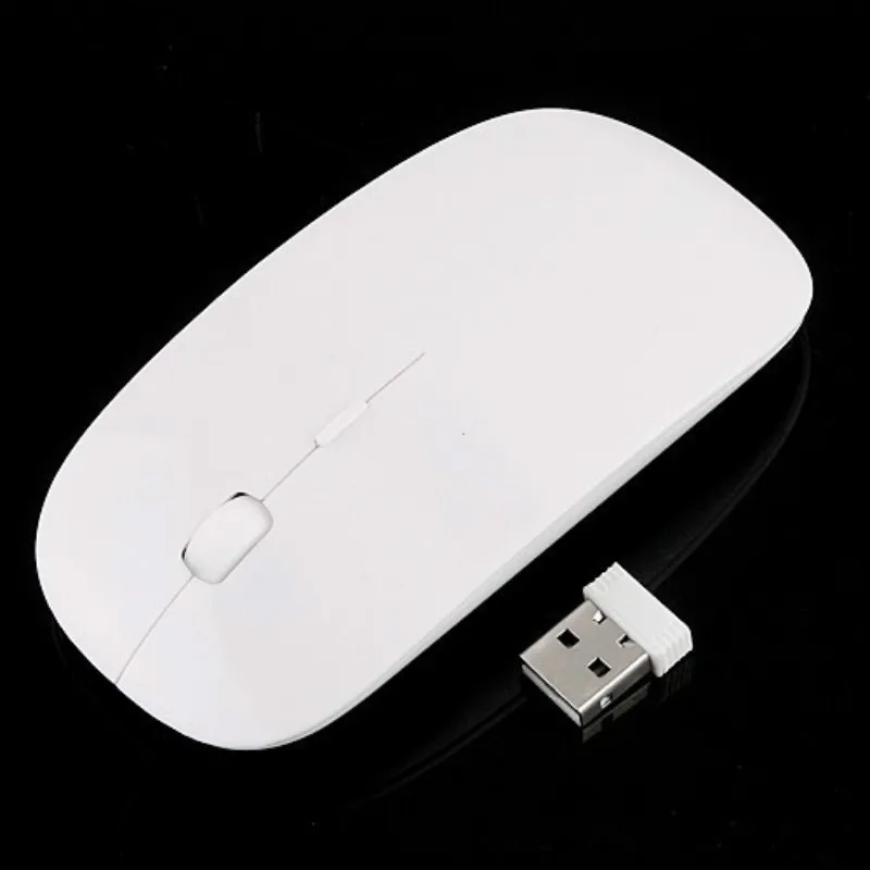 Ultra Thin 2.4GHz Wireless Optical Mouse 1600 DPI Computer PC Mice With USB Adapter Mouse For PC Laptop Desktop computer mouse wireless