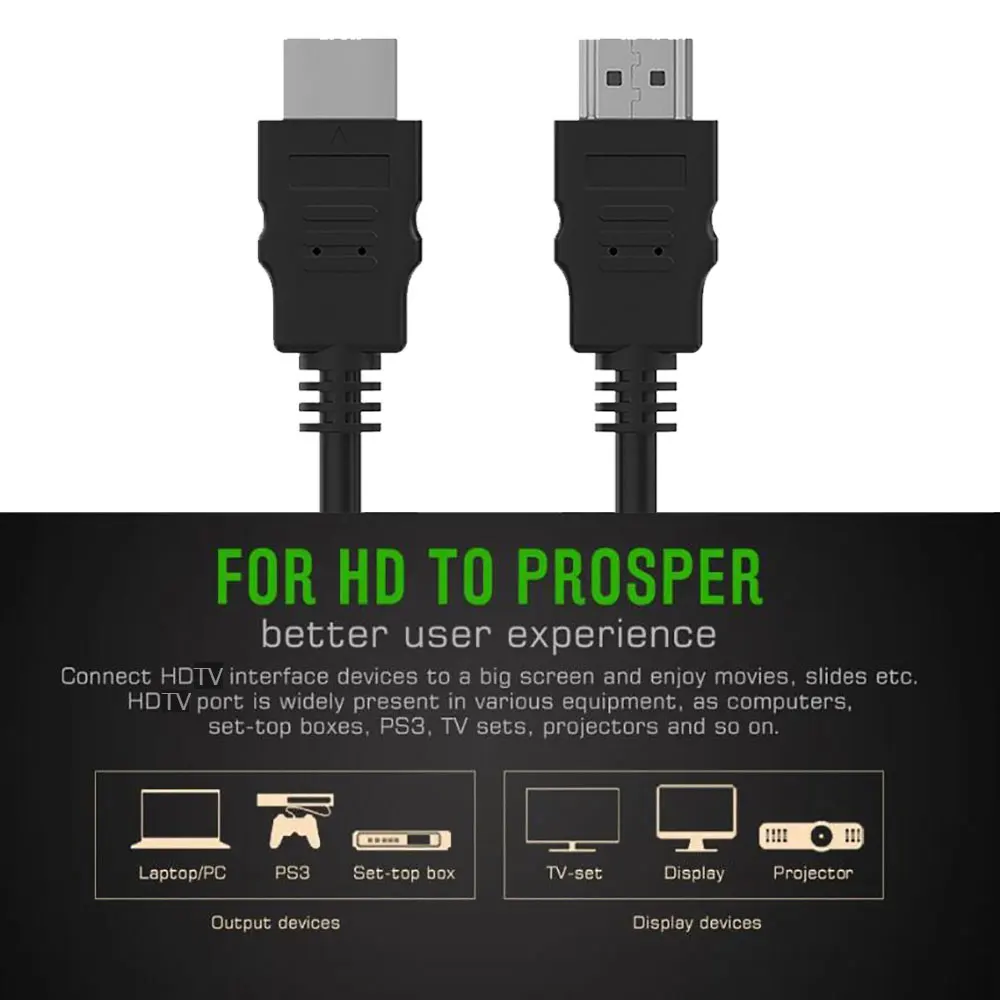 Premium 4K Ultra HD HDMI Cable for TV and Video, Multiple Lengths Available
