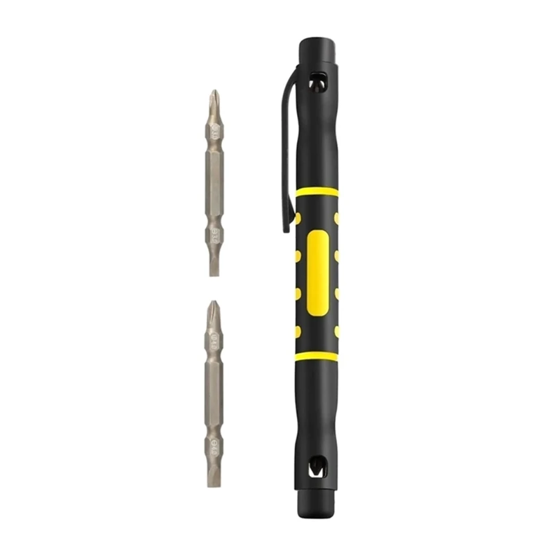 4-in-1-Taschenschraubendreher-Set in Stiftform, tragbarer Mehrzweck-Doppelseitiger magnetischer Schraubendreher für das Reparaturwerkzeug zu Hause – Detail 13