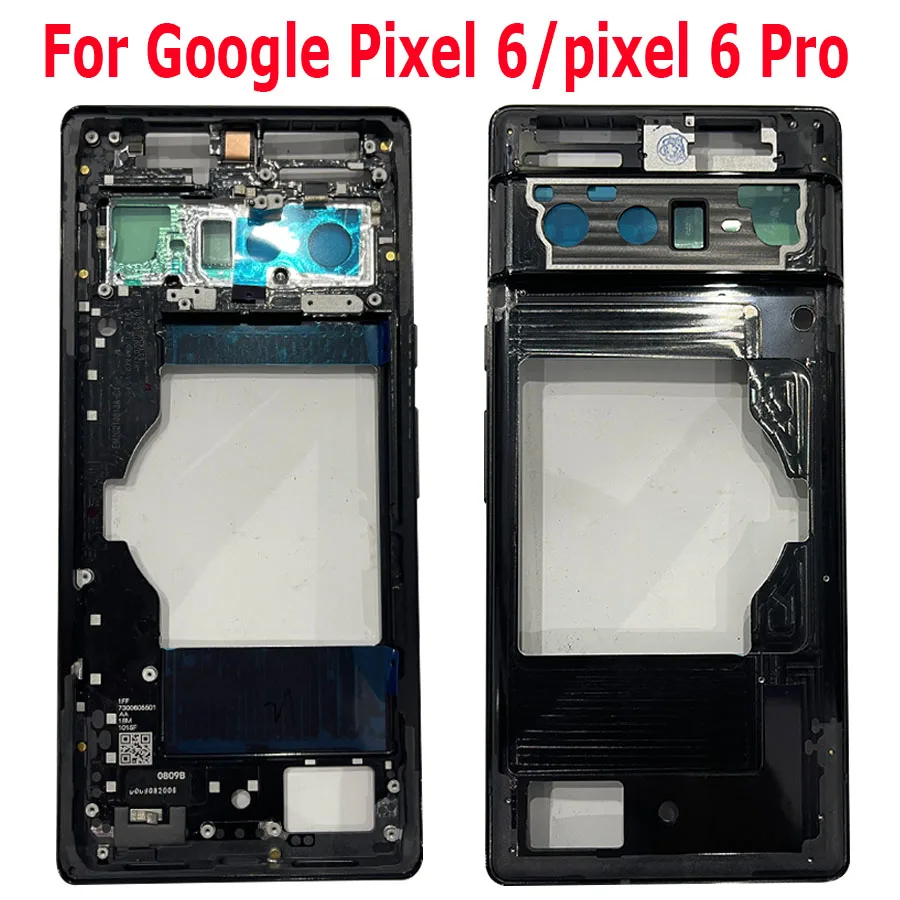 

NEW Original For Google Pixel 6 Pro Middle Frame Bezel Faceplate Bezel Frame With Side Button Repair Spare Parts Pixel 6