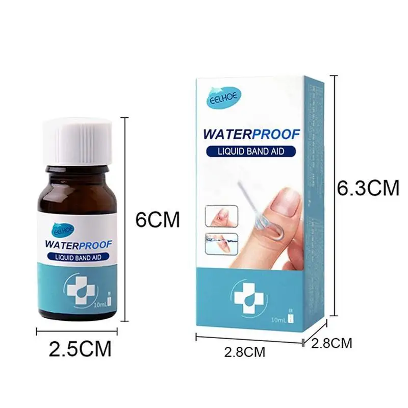 Waterproof First Aid Liquid Bandage 10ml For Wounds Healing Gel Patch Hemostasis Plaster