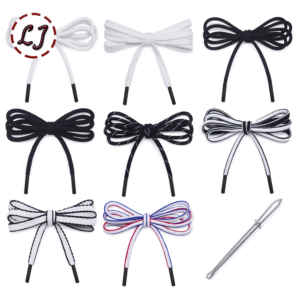 Sweatpants Drawstring Strap Metal Head Sports Pants Cotton Rope Belt Hoodies Accessories DIY Sewing Band Supplies 2pcs
