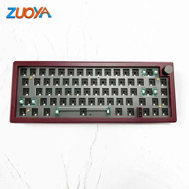 Zuoya-機械式キーボードキット2.4 gmk67,ホットスワップ,カスタマイズ ...