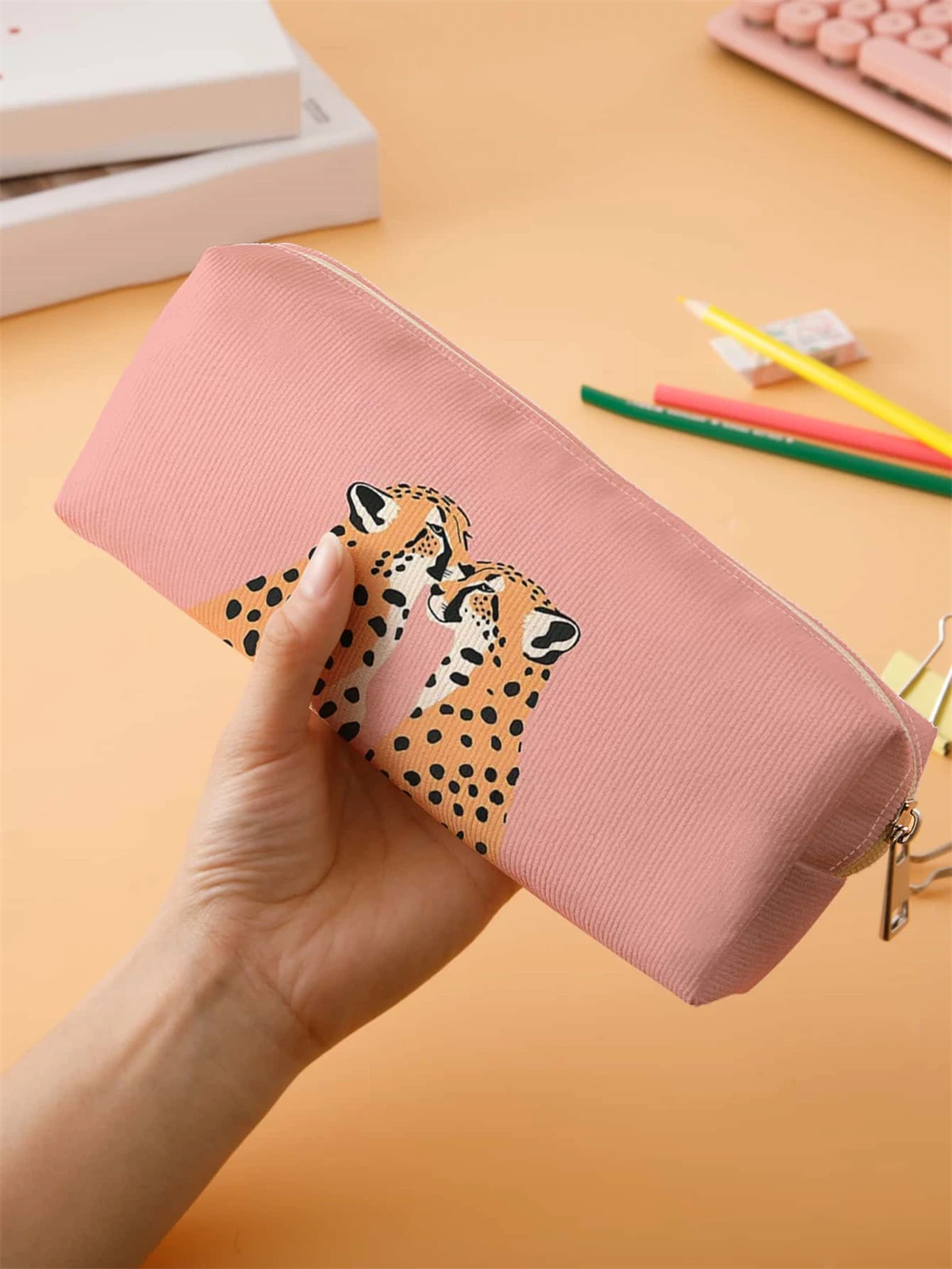 Small pencil case, large capacity pencil case, multifunctional stationery storage bag, student school organization supplies