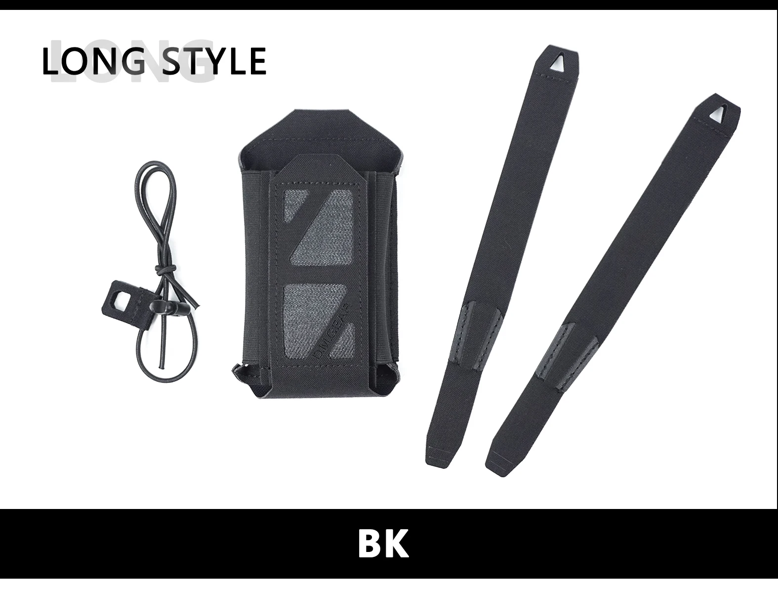 DMGEAR Tactical MOLLE Radio Pouch - Adjustable Walkie Talkie Holder 7.87x4.53