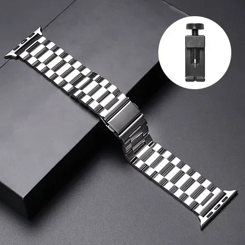 ตัวเลือกสินค้า สายสแตนเลส Apple Watch คุณภาพสูง รองรับหลายรุ่น