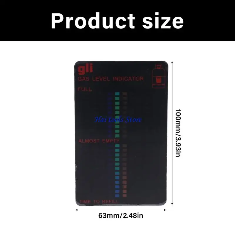 Gas Level Indicator Set for Outdoor BBQs and Tanks, 2-Piece Set