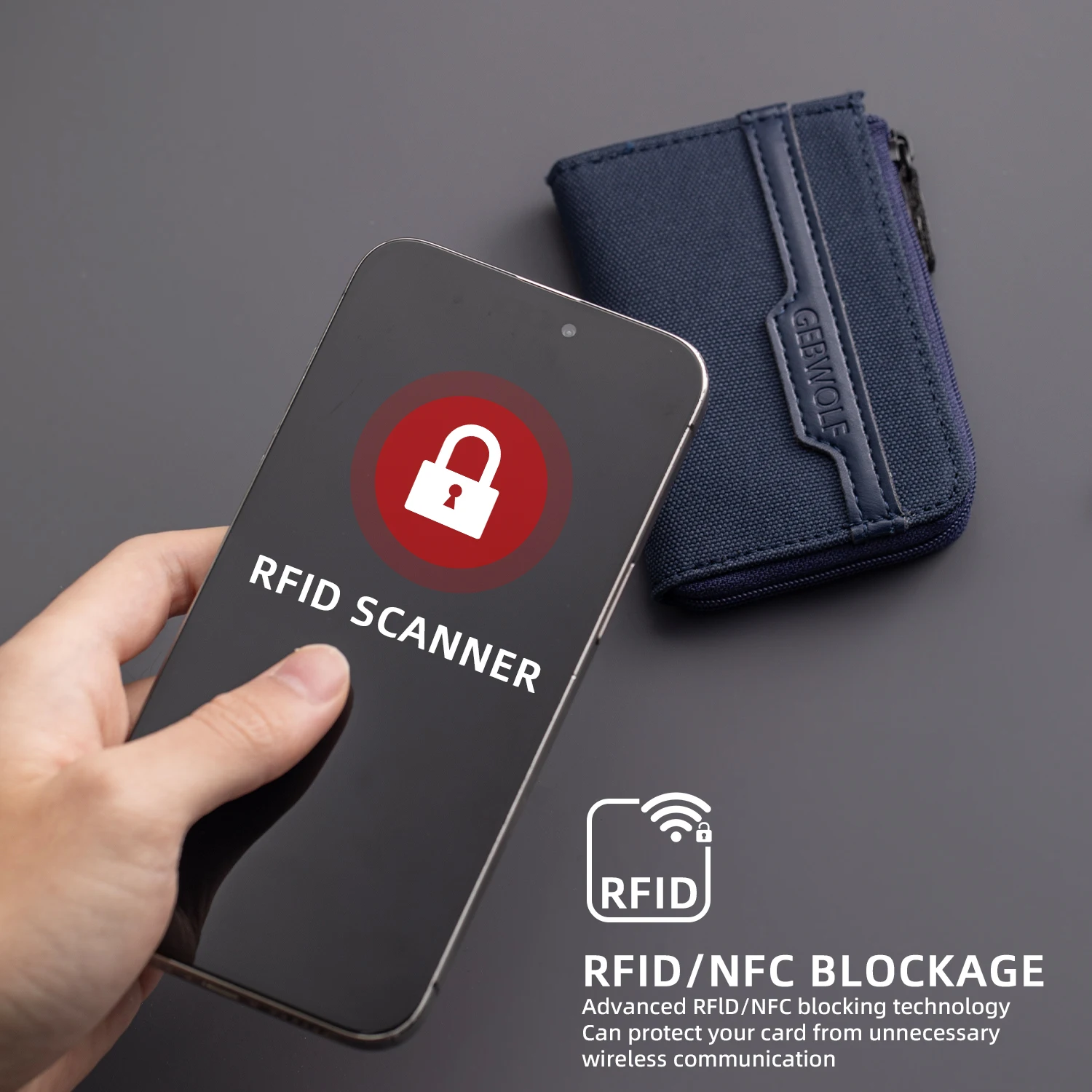 Enhanced Magnetic RFID-Blocking Phone Wallet and Card Holder