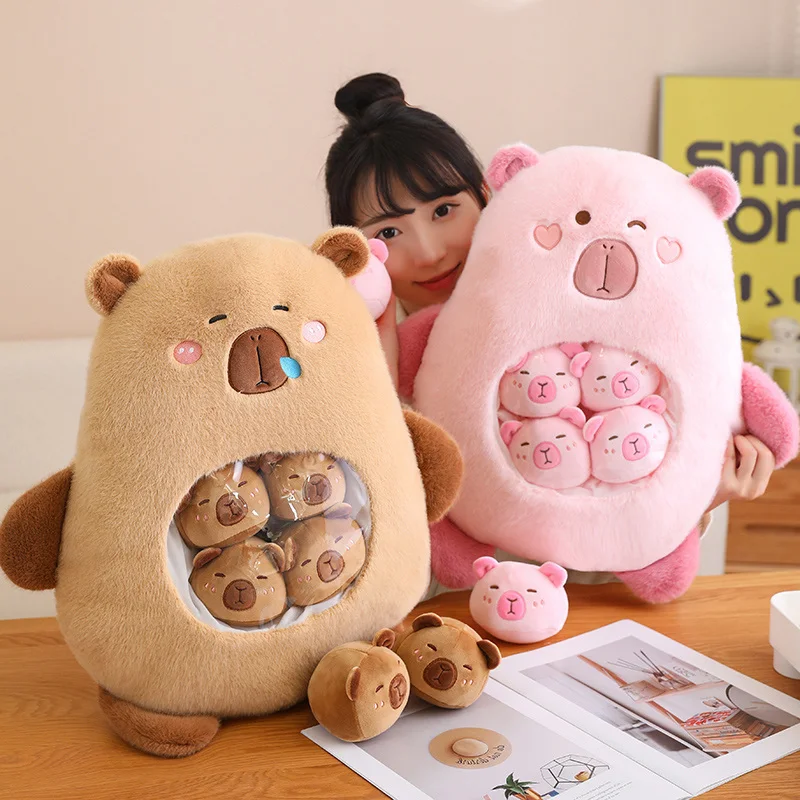 A Bag of Capybara Pig Animal Dolls - Special Edition