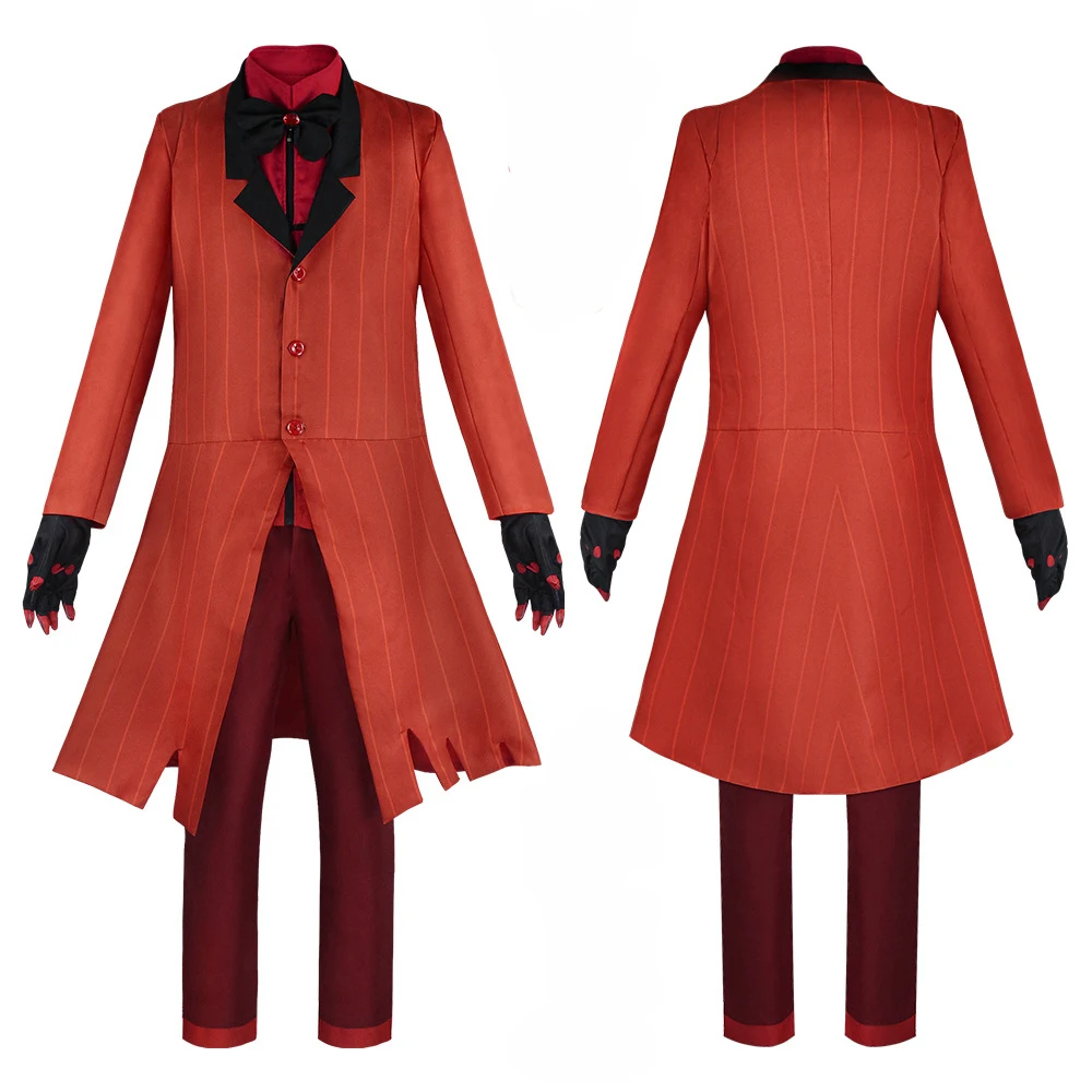 Hazbin Hotel Alastor Red Suit Cosplay Costume