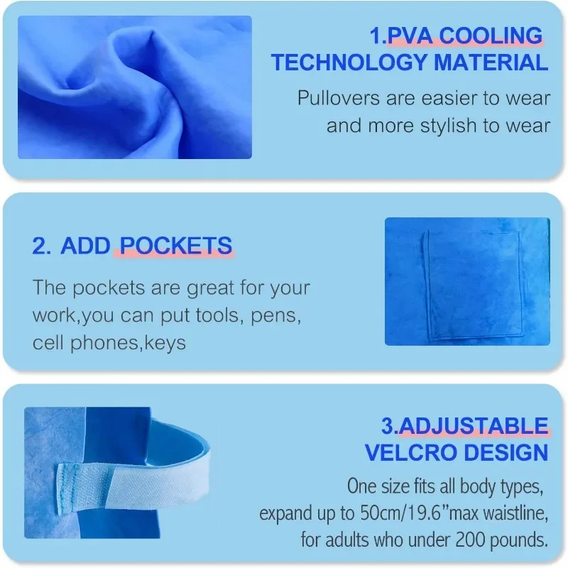 Cooling Vest Cooling Vest Water Evaporative Cool Shirt for MS Patient