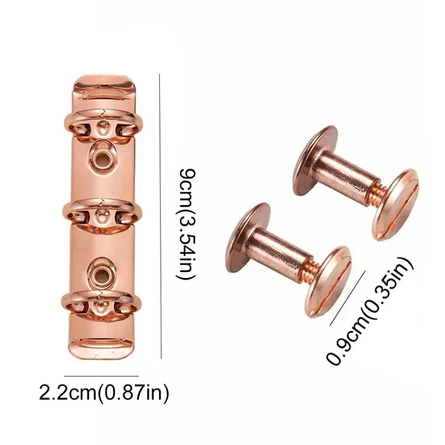 Durable Detachable Metal Spiral Rings Binder Clip DIY Diary A8 Paper Binder Clips High Quality Album Loose Leaf Ring Office 6