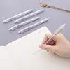 5 Pcs/Set Mechanical Pencil White Simple Automatic Pen 0.5/0.7mm for Students School Supplies Office Accessories Stationery 5