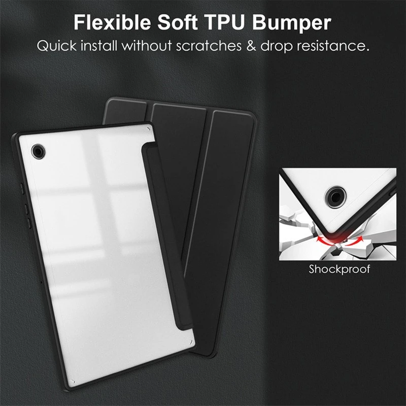 Tri-Fold PU Leather Smart Case