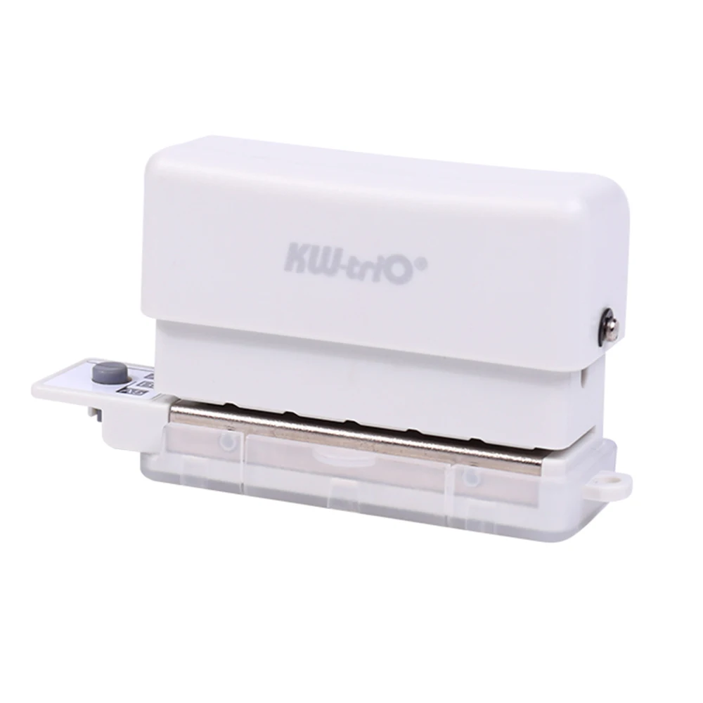 KW-triO 6-Hole Paper Punch Handheld Mini Puncher Support 20/26/30 Hole Punching 5.5mm Aperture For A4 A5 B5 Notebook