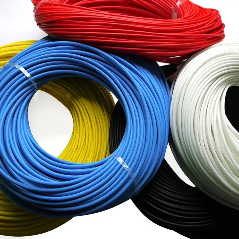 1 Meter ID 1 ~ 25mm Silicone Fiberglass Sleeving cable protector cable wire protector protective sleeve fiberglass sleeving Flame Resistant Silicone Resin Insulate Cable Protect Tubing 200 Deg.C