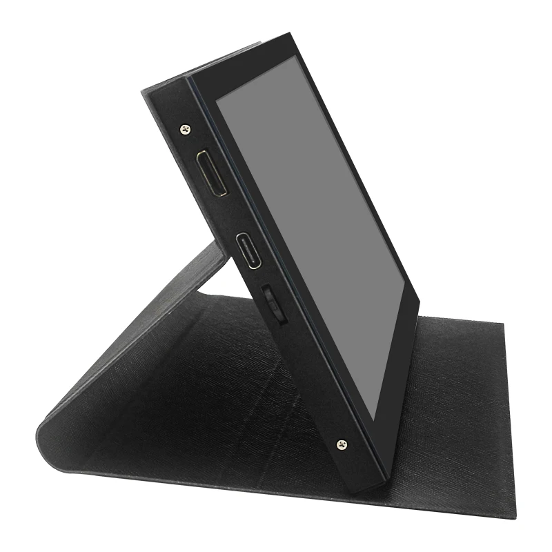 Compatível com Hdmi Tela Lcd com Suporte Case Mini Monitor Ips Touch Screen Raspberry pi Windows pc Display 1024x600 7 - Imagem 6