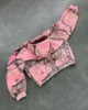 Akimboclub New Fashion Pink Leaf Pattern Pants American Street Casual Sweatshirt Men Hip Hop Gothic Loose Two Piece Set Hoodie 5